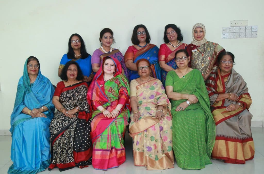 Executive committee group photo of Uttara Ladies Club